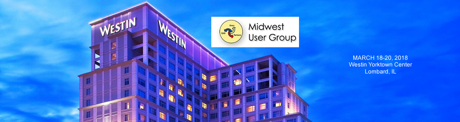 Connect with us at the QAD Midwest User Group